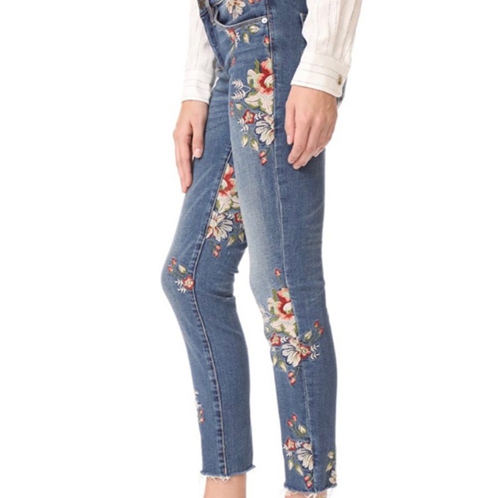 Blank NYC Skinny Classique Floral Jeans